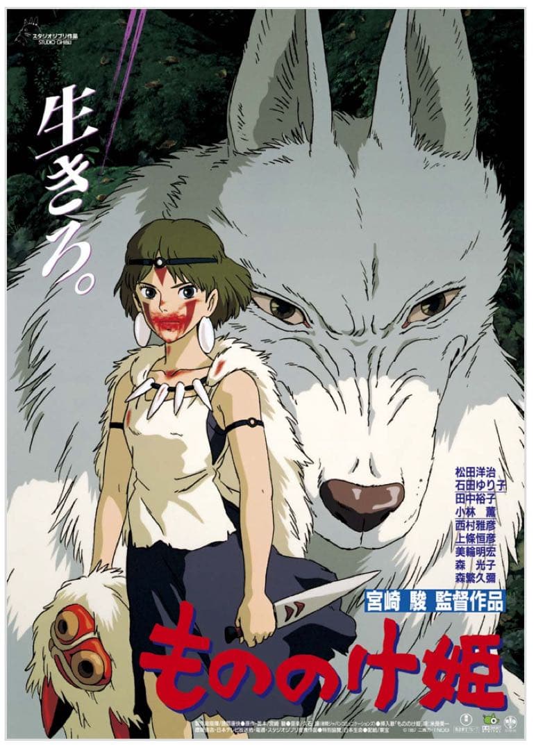 【新品未開封】ジブリ劇場用　B2ポスター トトロ　千と千尋もののけ　魔女宅計4点