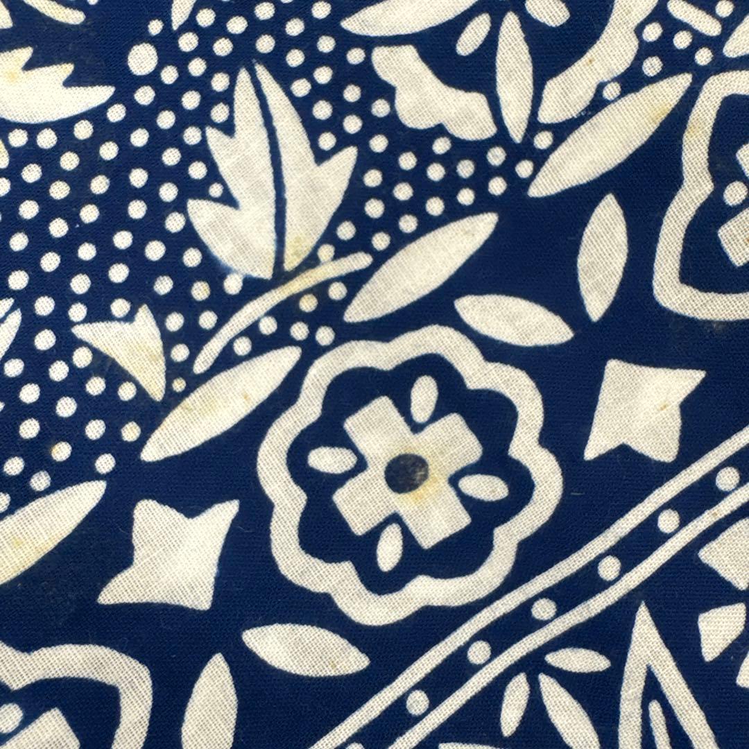 高級手芸　本染ゆかた反物　更紗