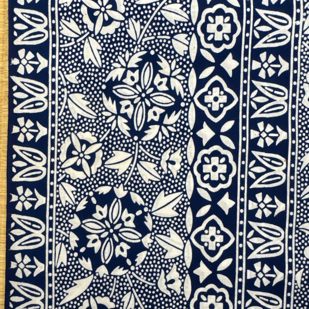 高級手芸　本染ゆかた反物　更紗