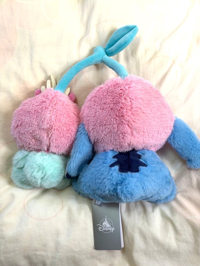 お顔厳選　スティッチ＆スクランプ ぬいぐるみ GLOSSY FRUITS