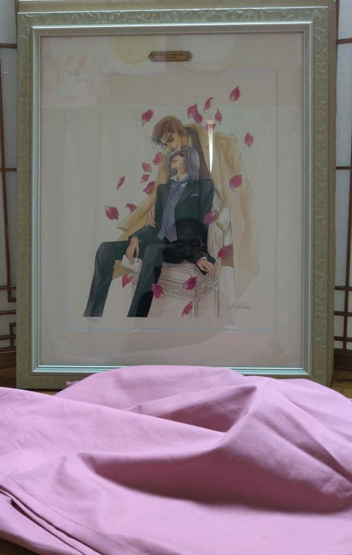 新品・未使用！版画アート イラストレーター・漫画家 沖麻実也の版画技法の作品！