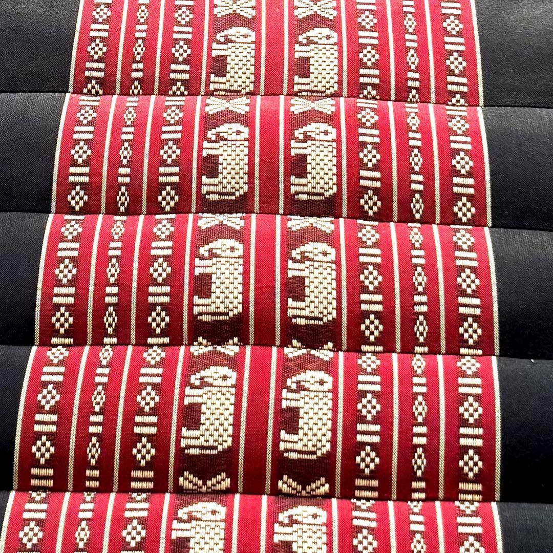 タイ製 三角まくら 折りたたみマット付き マットレス　秋キャンプ　インテリア