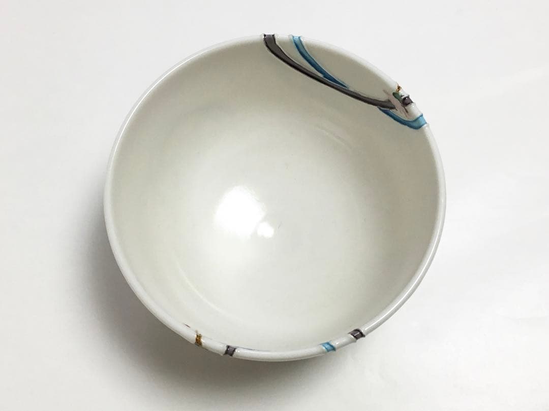 茶碗 交趾 輪違草花 中村翠嵐 茶道具 新品