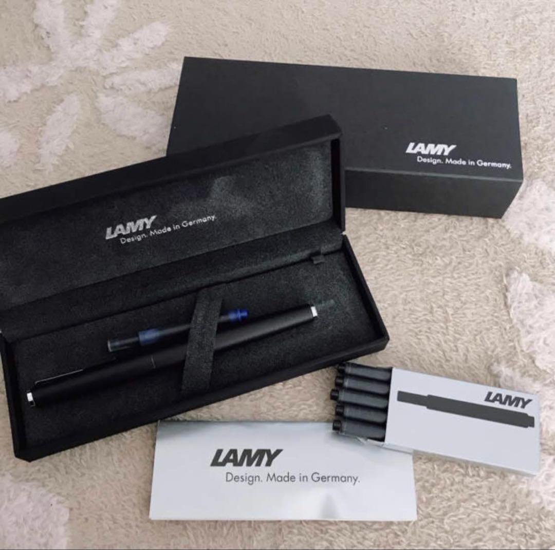LAMY 万年筆 ドイツ製 インクカートリッジ付き