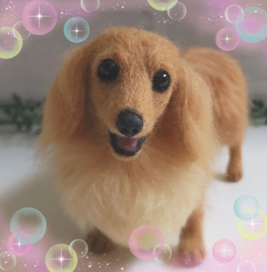 ゆきちゃん♡うちの子オーダー♡羊毛フェルト♪ハンドメイド☆