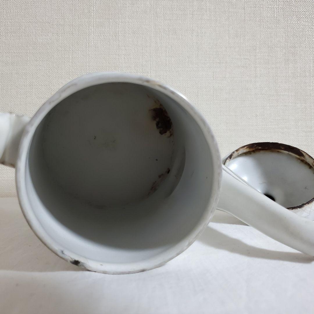 アンティーク　ホーローポット　BF社