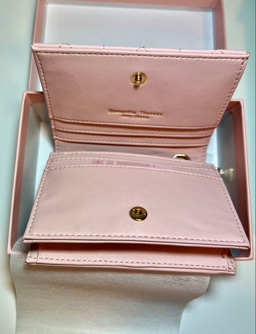サマンサタバサ プチチョイス ハートキルト 2つ折り財布
