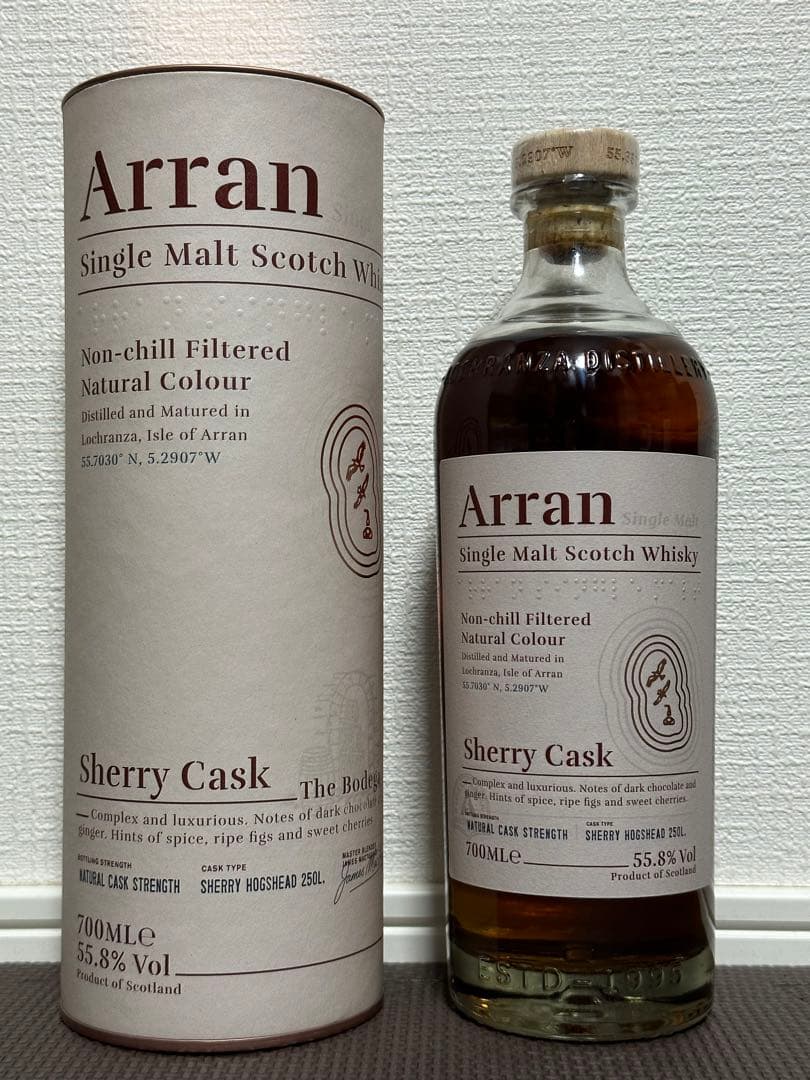 希少 国内正規品 Arran アラン シェリーカスク シングルモルト