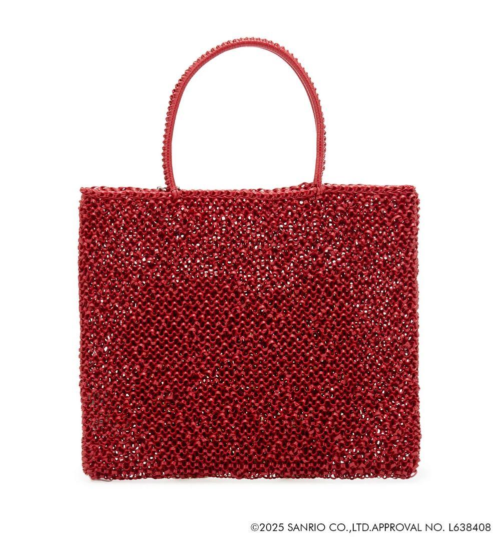 アンテプリマ ハローキティ/スクエア ラージ/マットレッド 新品未使用品