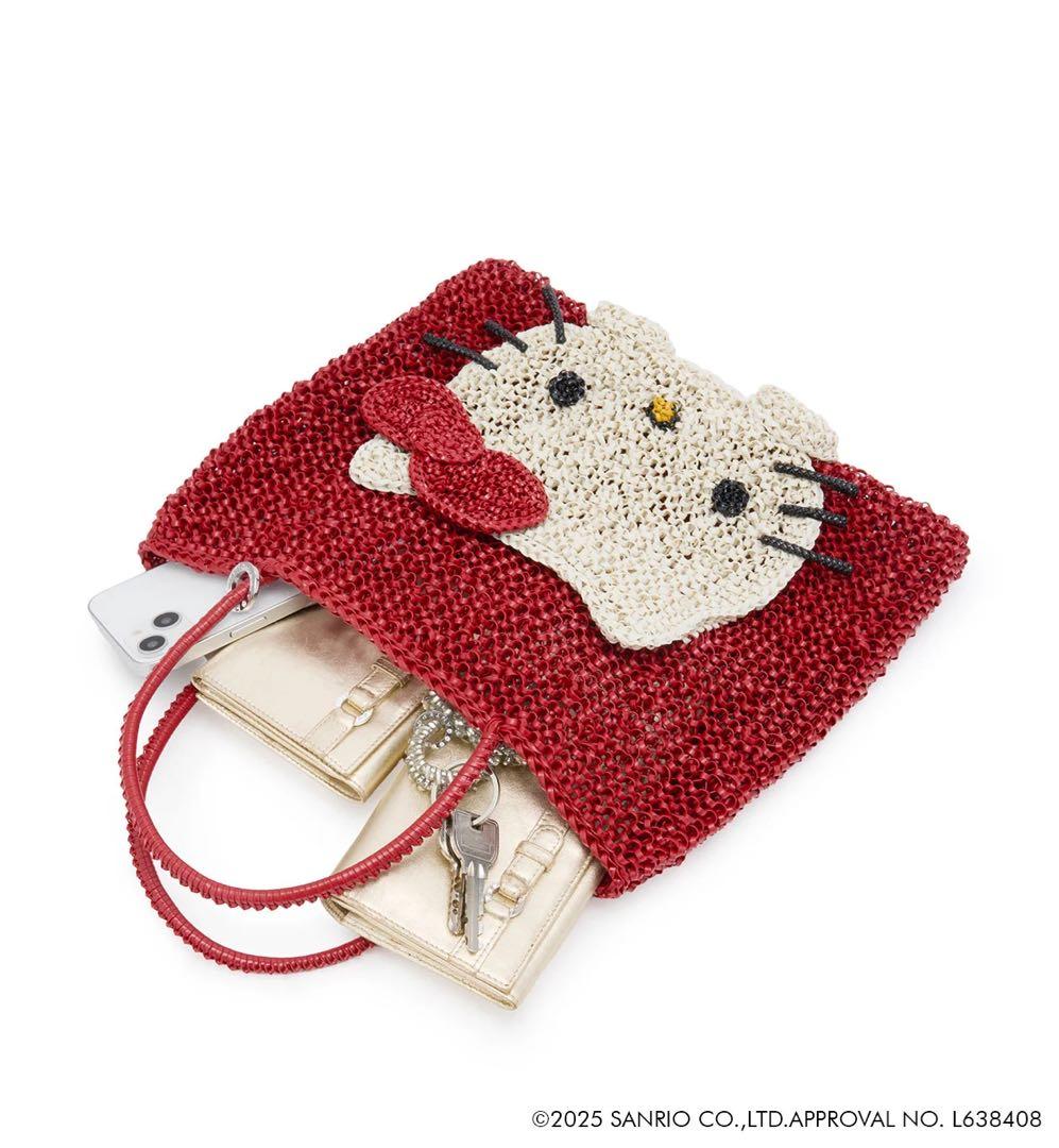 アンテプリマ ハローキティ/スクエア ラージ/マットレッド 新品未使用品