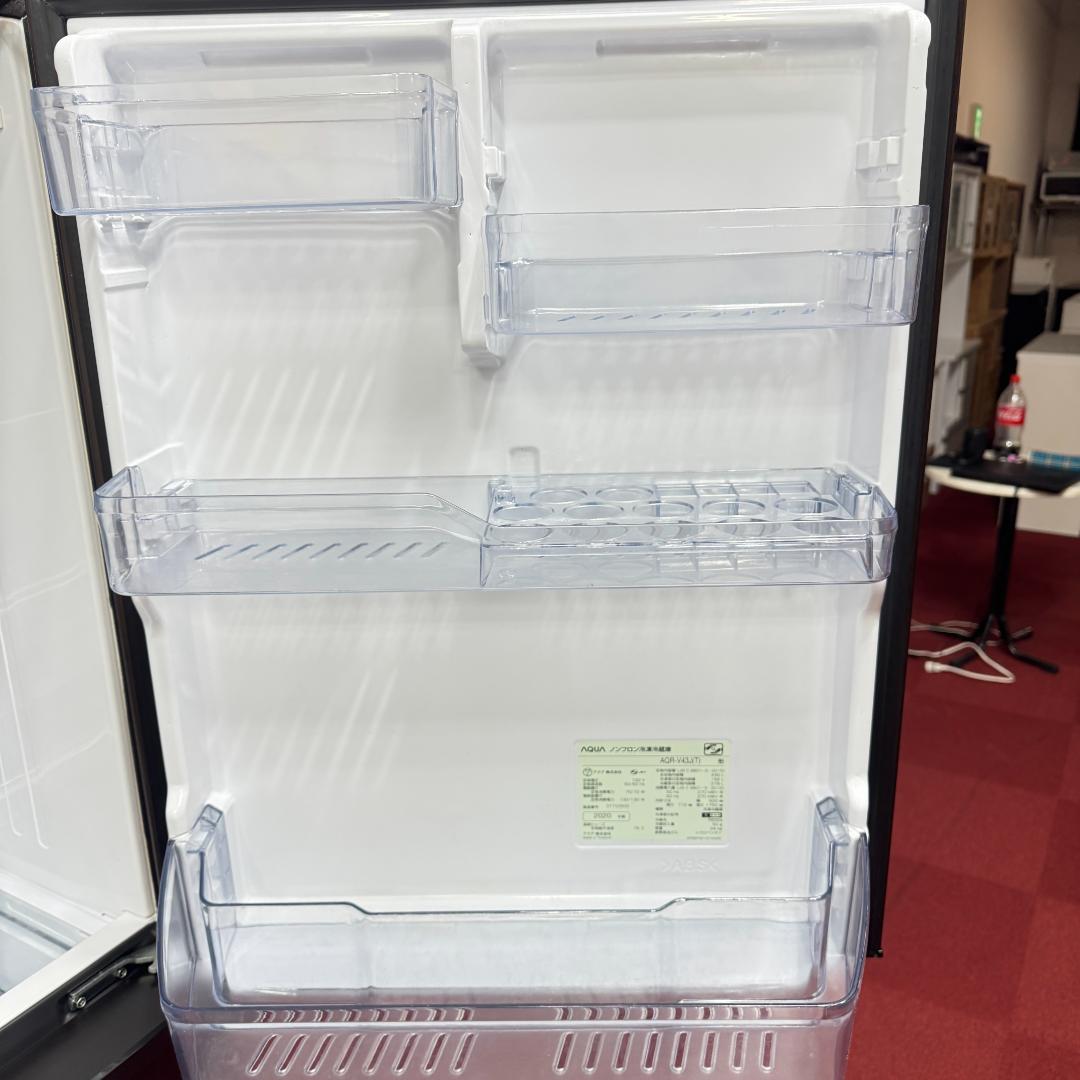東京23区送料無料　美品アクア４ドア冷蔵庫　2020年製430L　洗浄/除菌済み