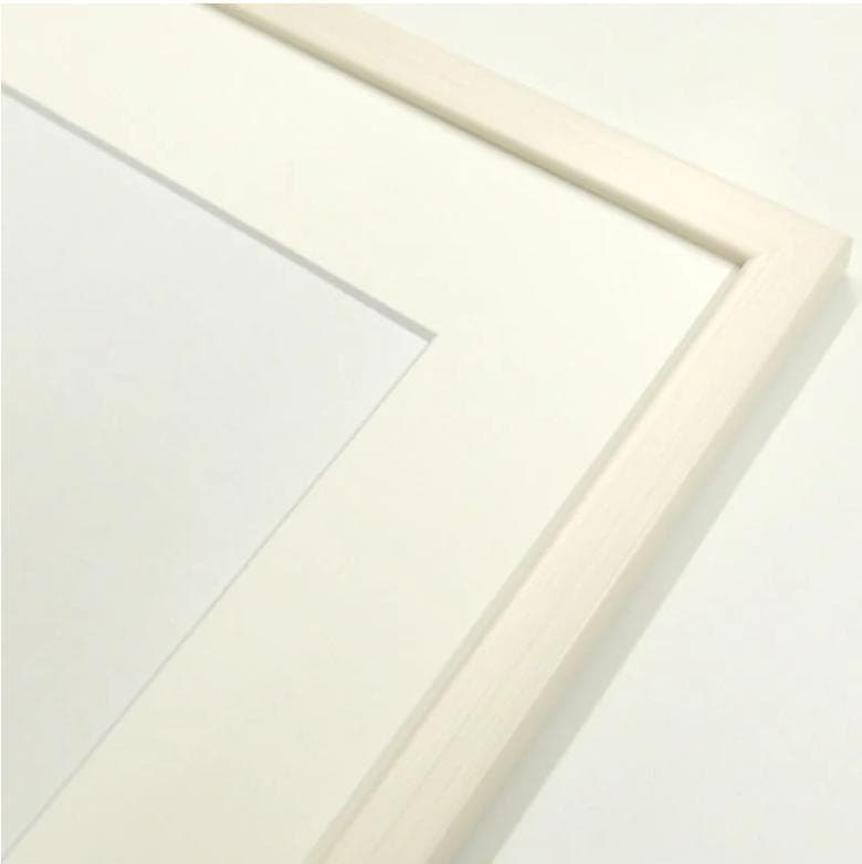 透明水彩画　原画　「エーゲ海とブーゲンビリア01」額縁付き　F4サイズ　風景画