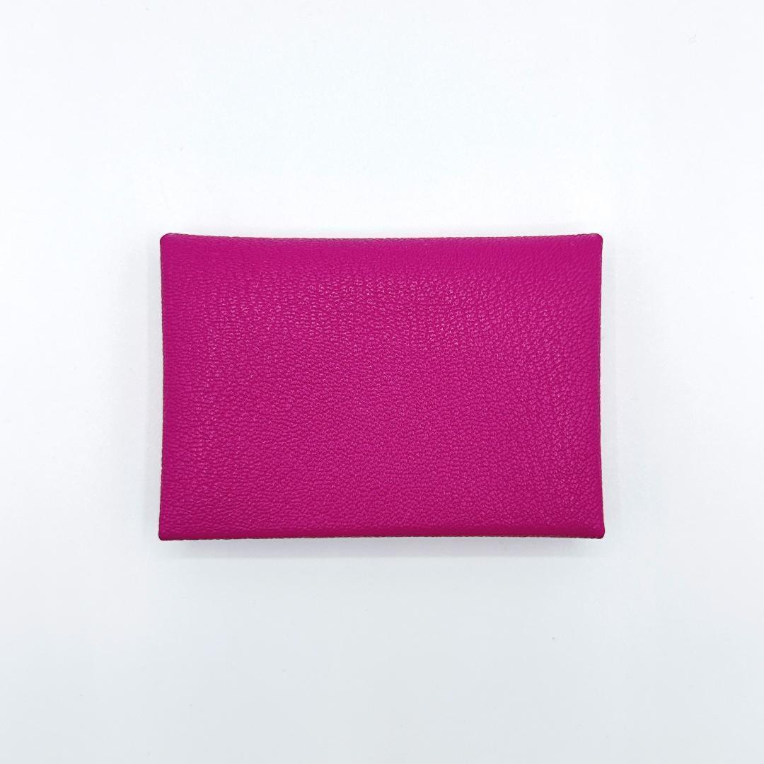 エルメス カルヴィ デュオ カードケース ミニ財布 小銭入れ Z シェブルミゾル