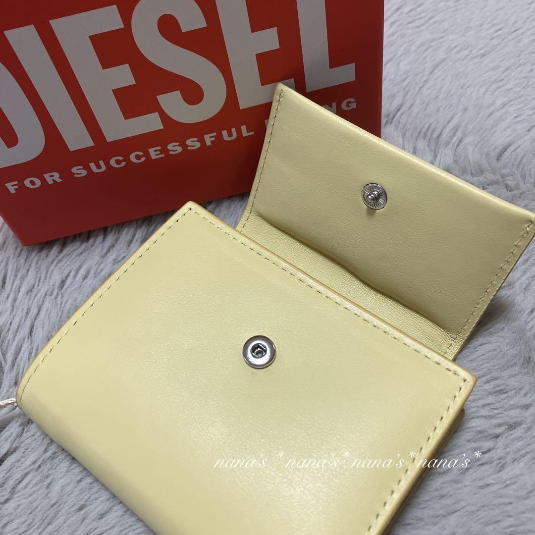 【新品】DIESEL ディーゼル 一粒万倍日 幸運の黄色い財布 二つ折り財布 箱
