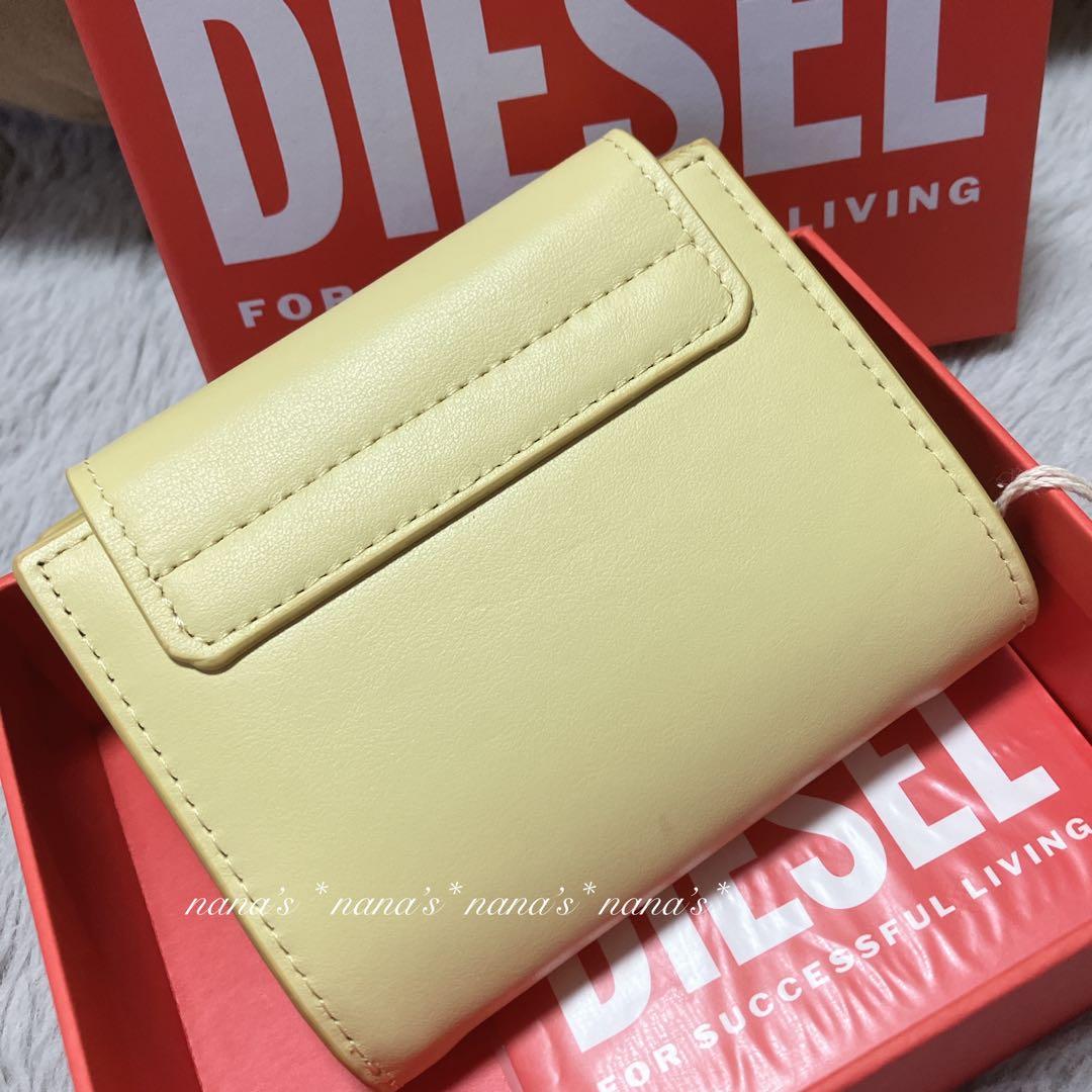 【新品】DIESEL ディーゼル 一粒万倍日 幸運の黄色い財布 二つ折り財布 箱