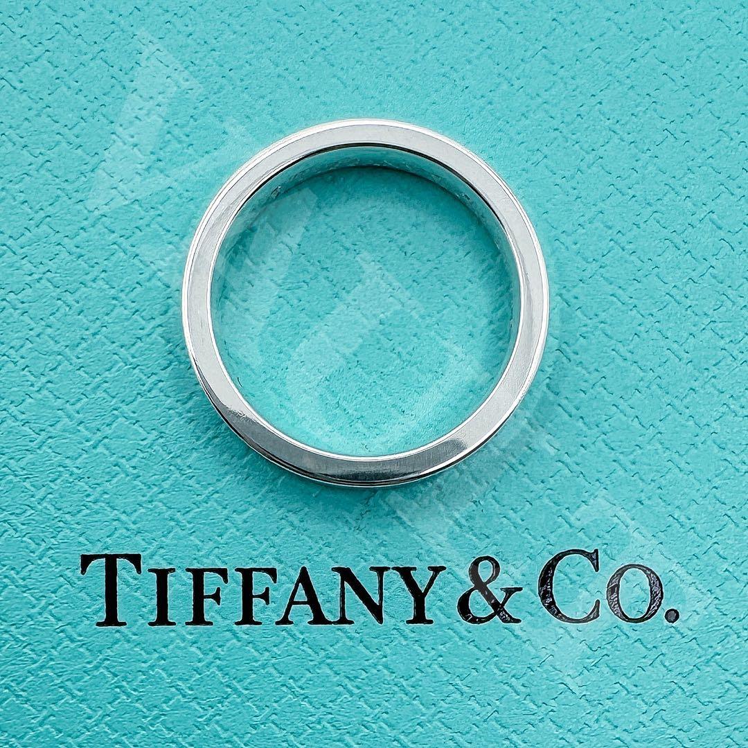 TIFFANY&Co. 新品 1837 ナローリング モンタナサファイア２石