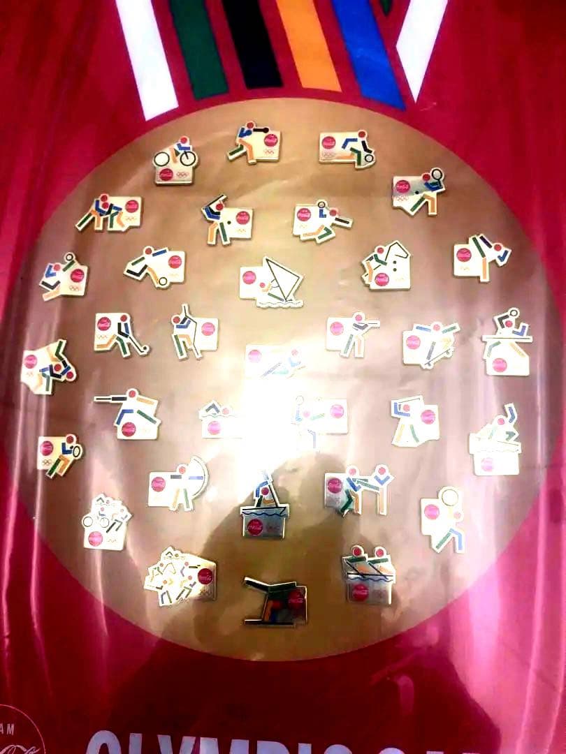 コカ•コーラ東京五輪ピンバッヂ　コカ•コーラ東京オリンピックピンバッジセット