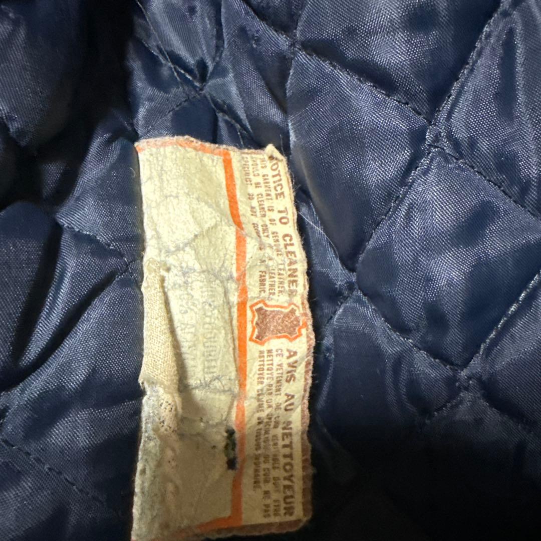 80s ヴィンテージ 本革 パデット 肉厚 シングルライダース モーターサイクル