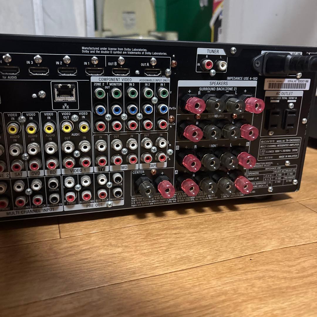 ソニーAVアンプ　TA-DA5500ES