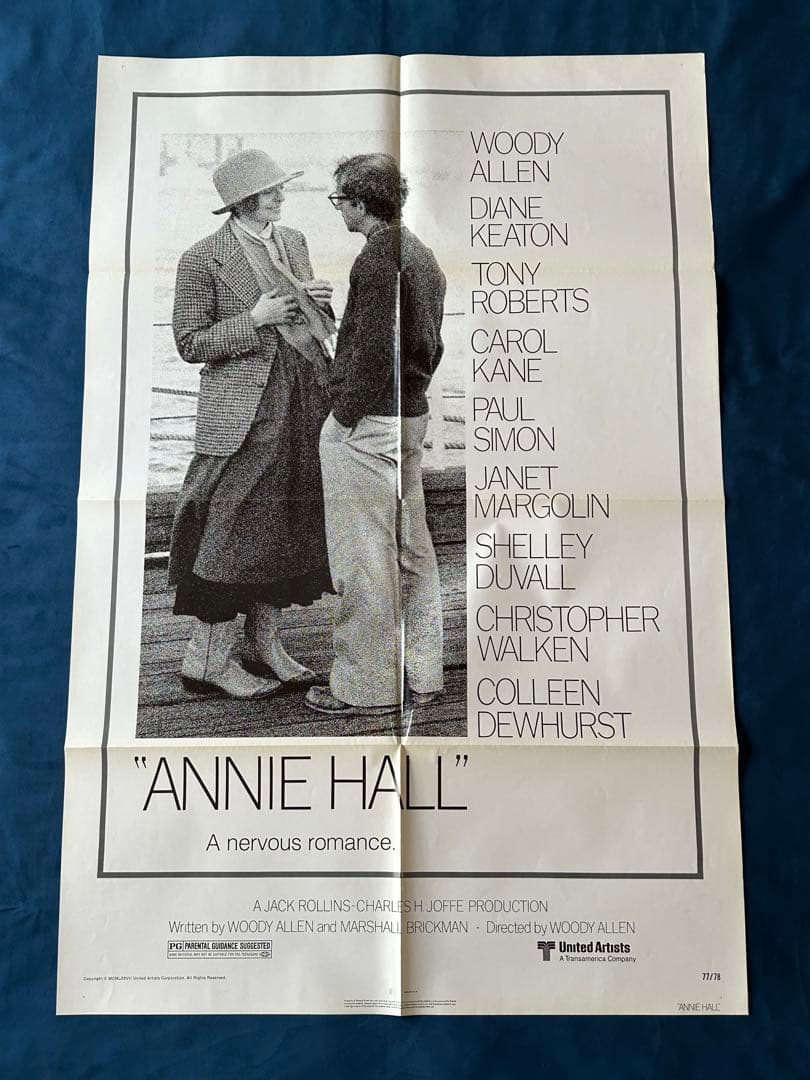 アニー・ホール　USオリジナル映画ポスター
