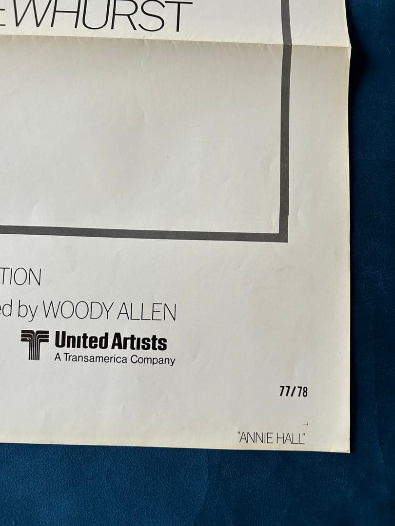 アニー・ホール　USオリジナル映画ポスター