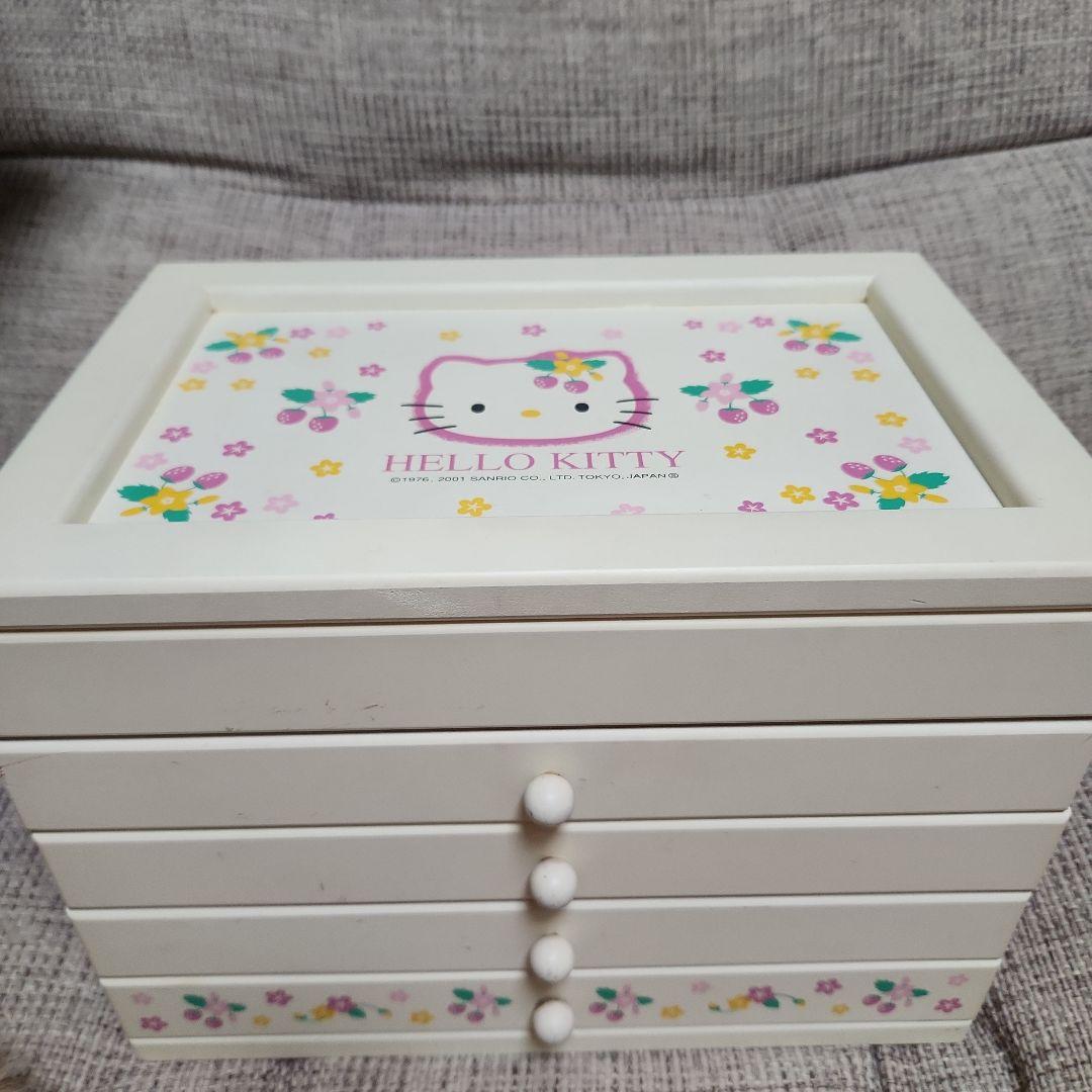 キティちゃん ミラー付き ジュエリーボックス アクセサリーケース レア 希少