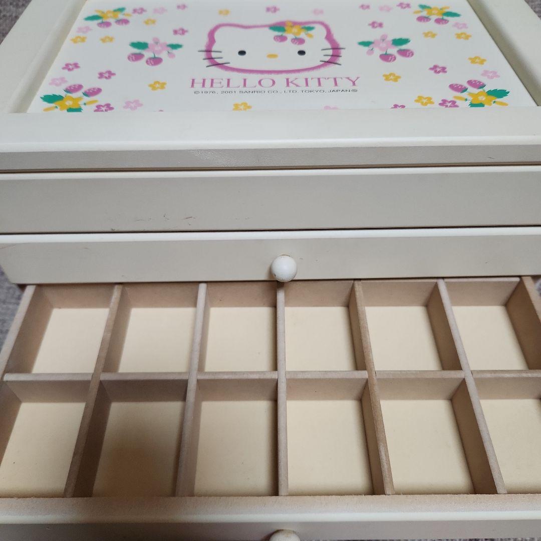 キティちゃん ミラー付き ジュエリーボックス アクセサリーケース レア 希少