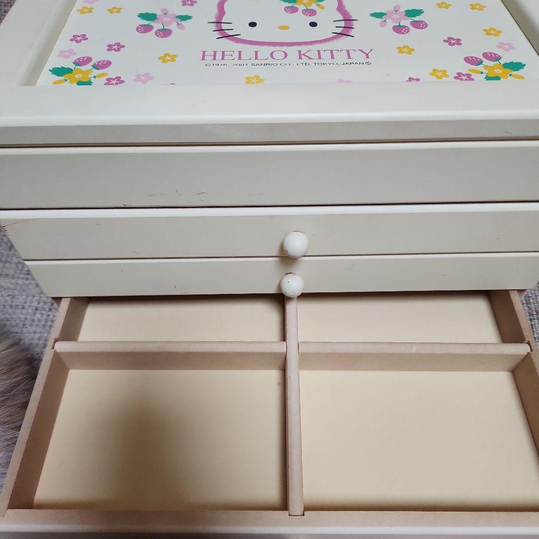 キティちゃん ミラー付き ジュエリーボックス アクセサリーケース レア 希少