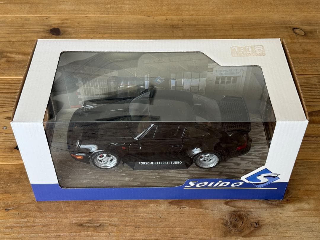 ミニカー Solid PORSCHE 911 TURBO 3.6 1993 1/18