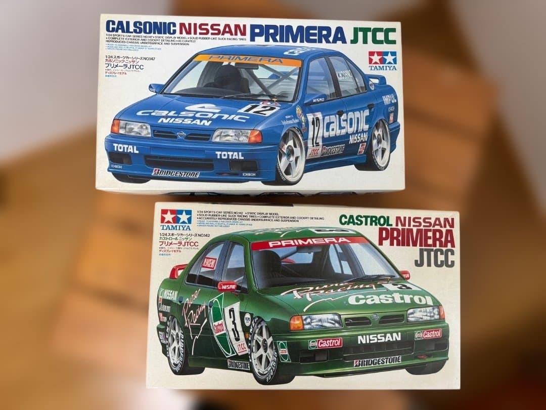 絶版貴重 タミヤ 1/24 プリメーラ カルソニック＆カストロール 未組立
