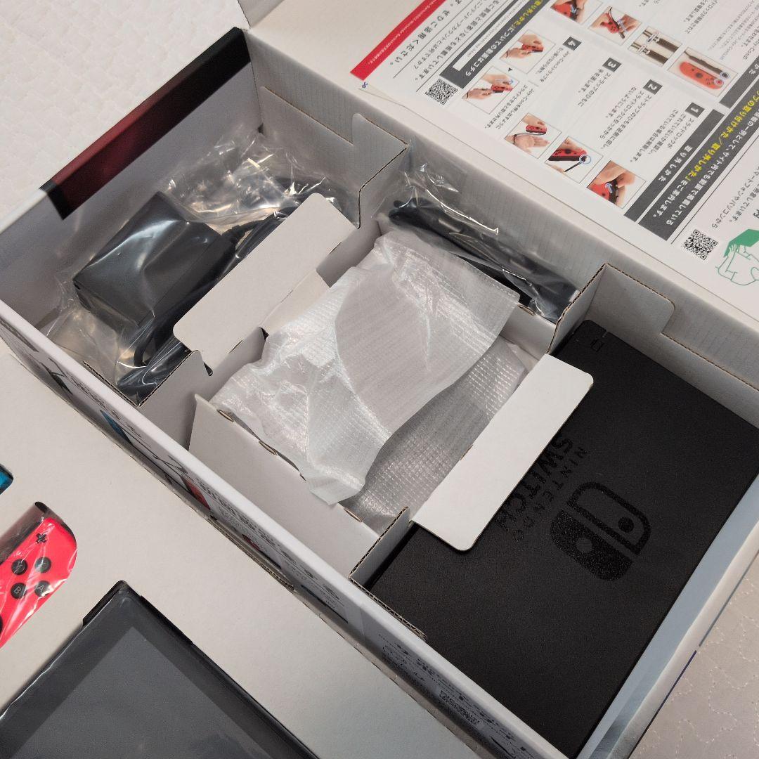 Nintendo Switch 本体 青/赤【初期化済】液晶保護フィルム付