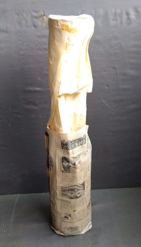 竹製　花入　根付き