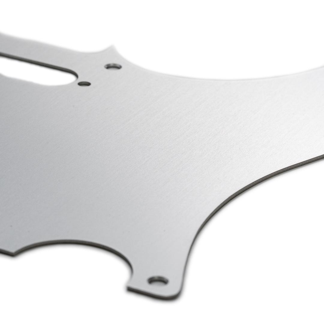 テレキャスター用アノダイズドピックガード/シルバー銀/Lotustorks