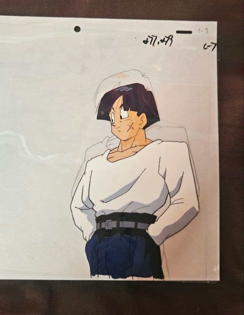 【貴重】ドラゴンボール【ヤムチャ】セル画 動画 原画(UV額縁付き)