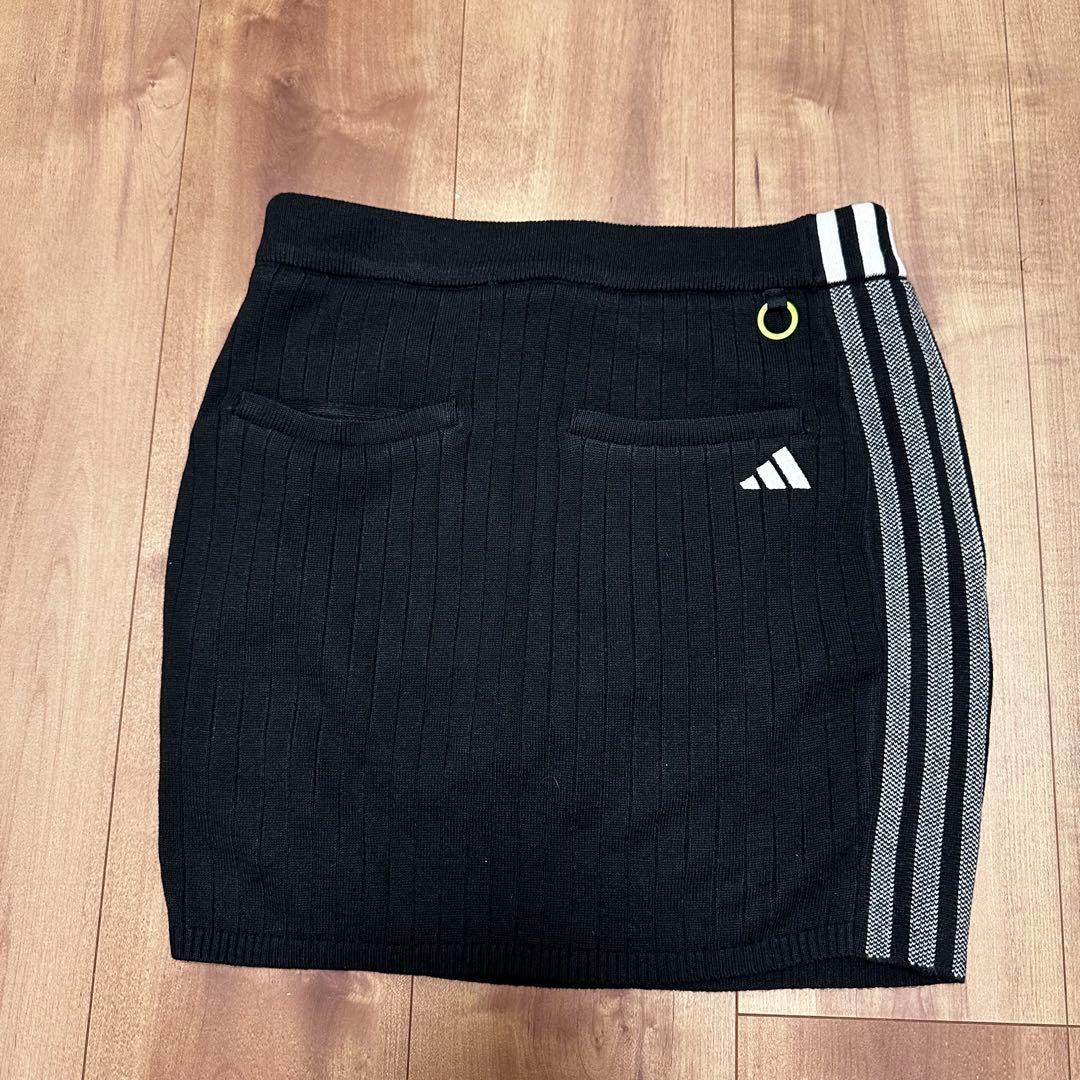 防風　裏地付き　ニット　セットアップ　ブラック　サイズS 新品タグ付　秋冬