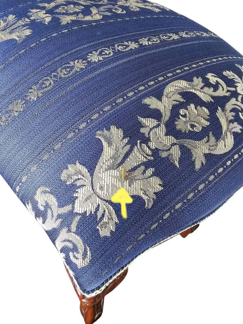 猫脚 アンティーク オットマン チェア スツール 姫家具 ロココ調