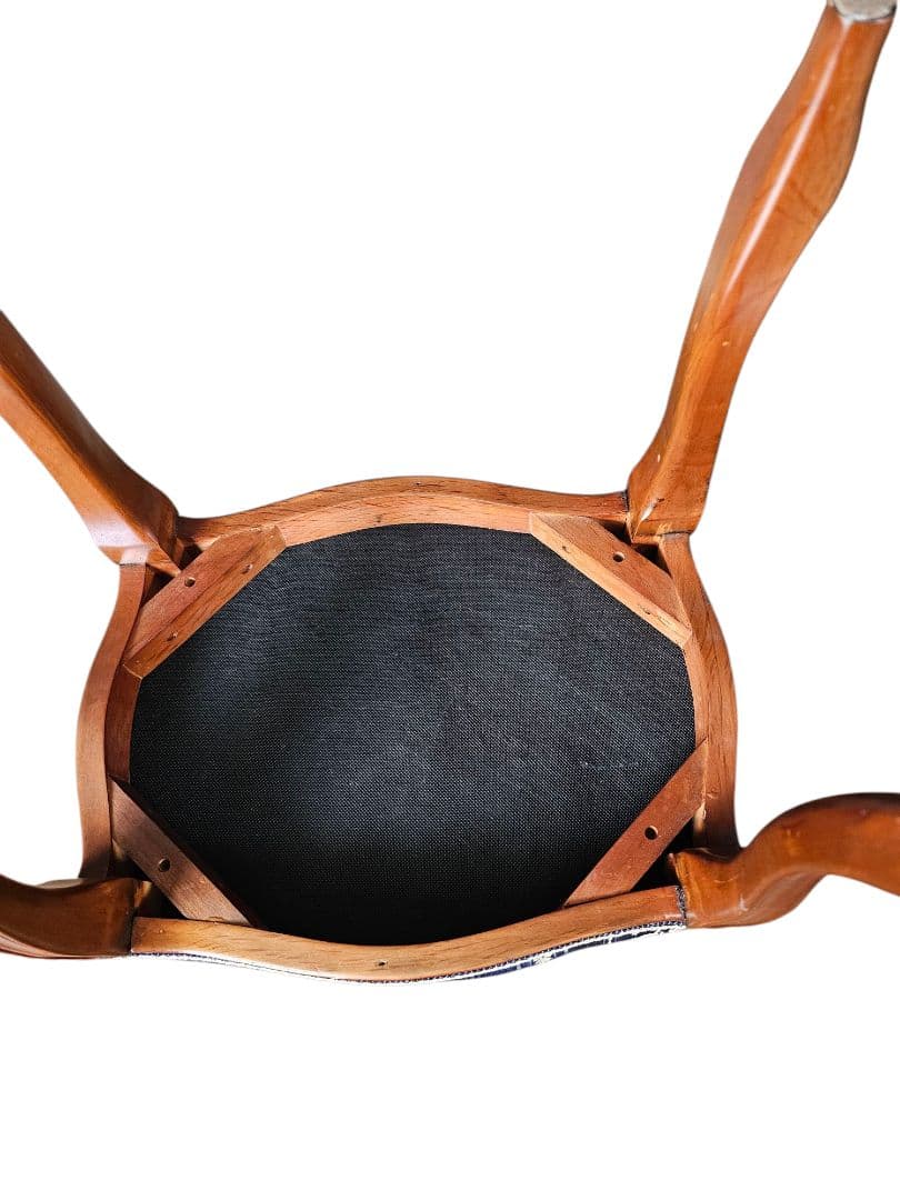 猫脚 アンティーク オットマン チェア スツール 姫家具 ロココ調