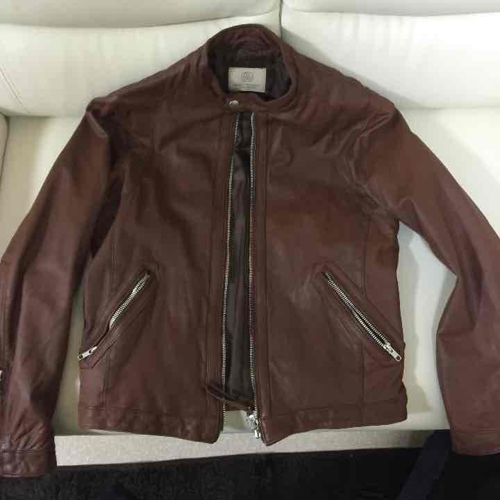 山羊革 ライダースジャケット