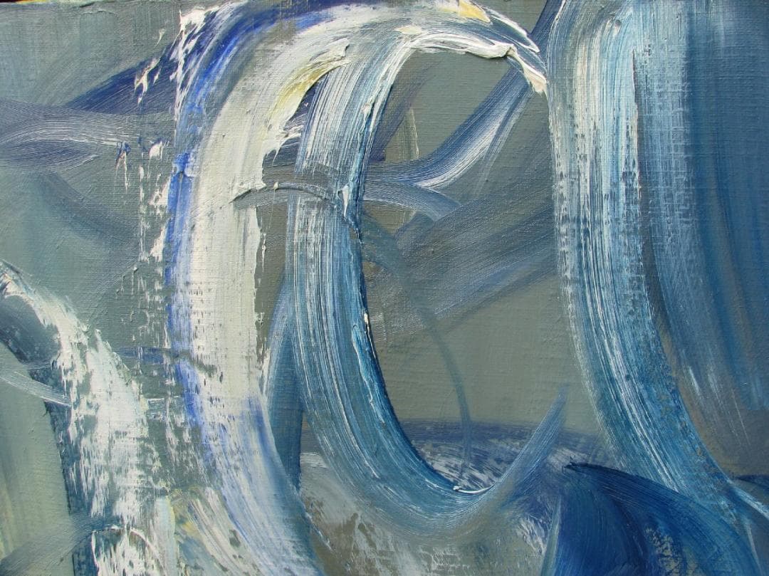 値下依頼承諾済☆現代作家,大澤哲郎「untitled to-487」F80号