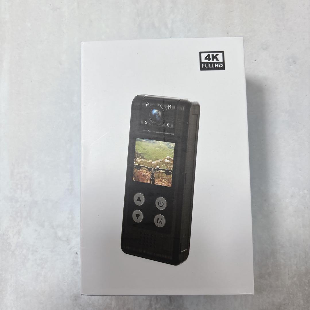 小型カメラ ボディカメラ 4K WiFi スマホ連動 アウトドアスポーツ