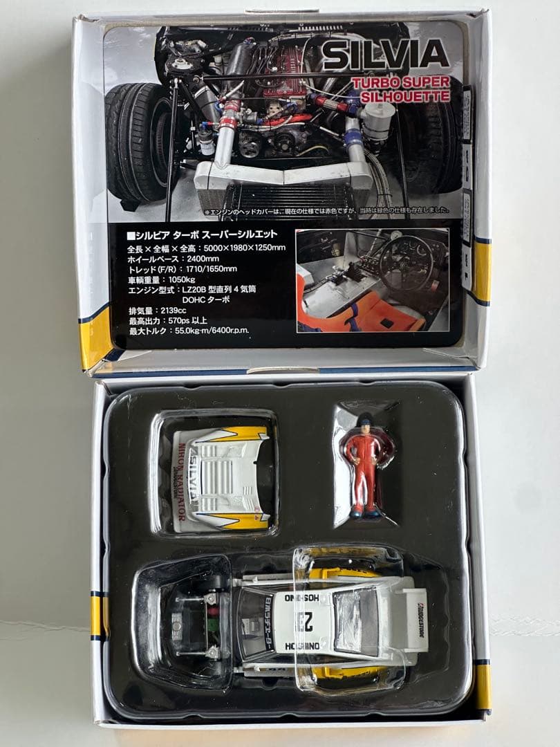 トミカリミテッドヴィンテージ　シルビアターボ　スーパーシルエット 1984年型