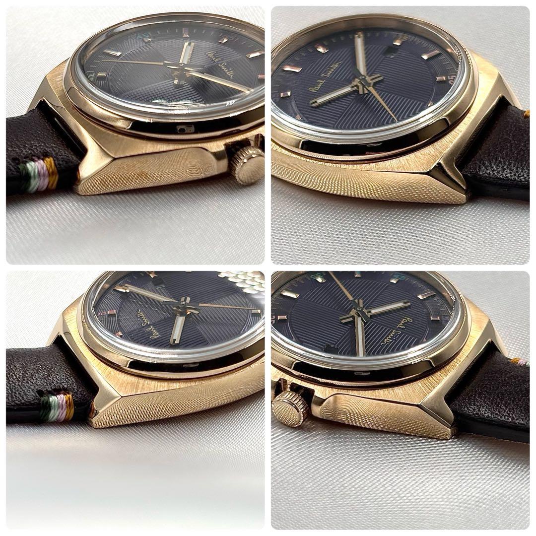 稼働品 Paul Smith ポールスミス 腕時計 メンズ ゴールド y2k