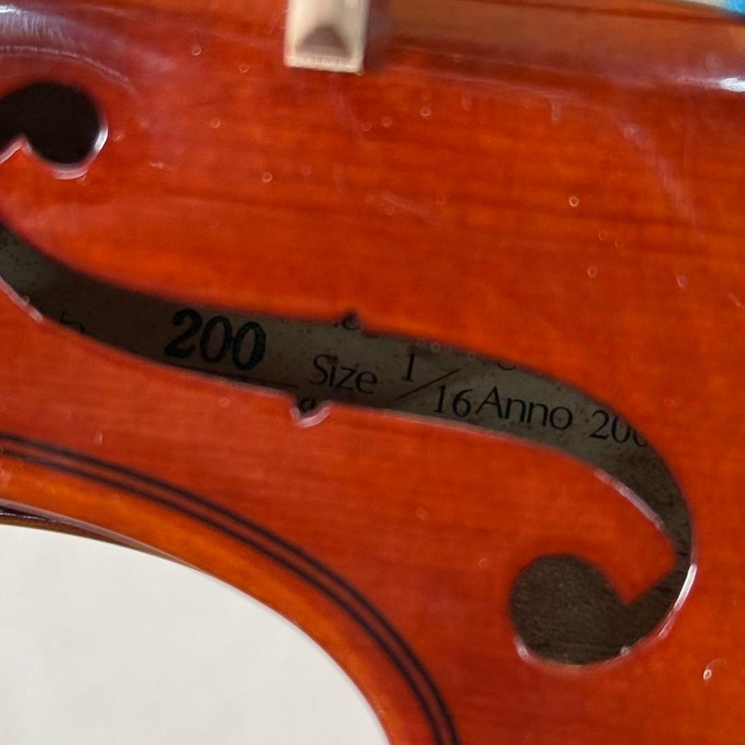 Suzuki スズキ バイオリン No.200 1/16サイズ 弦楽器 ケース付