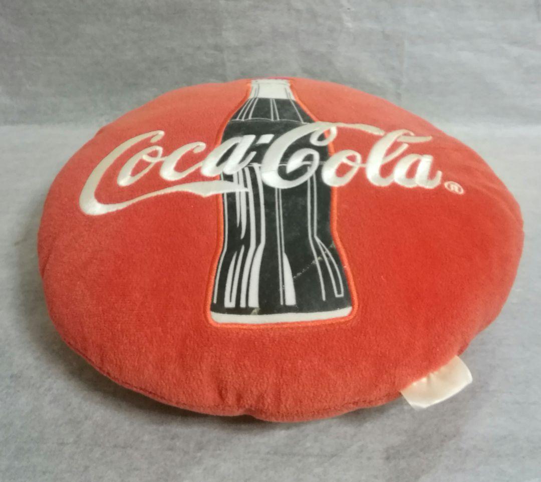 逸品　珍品　レア物　コカ・コーラ　クッション　ロゴ刺繍®入り　ヴィンテージ