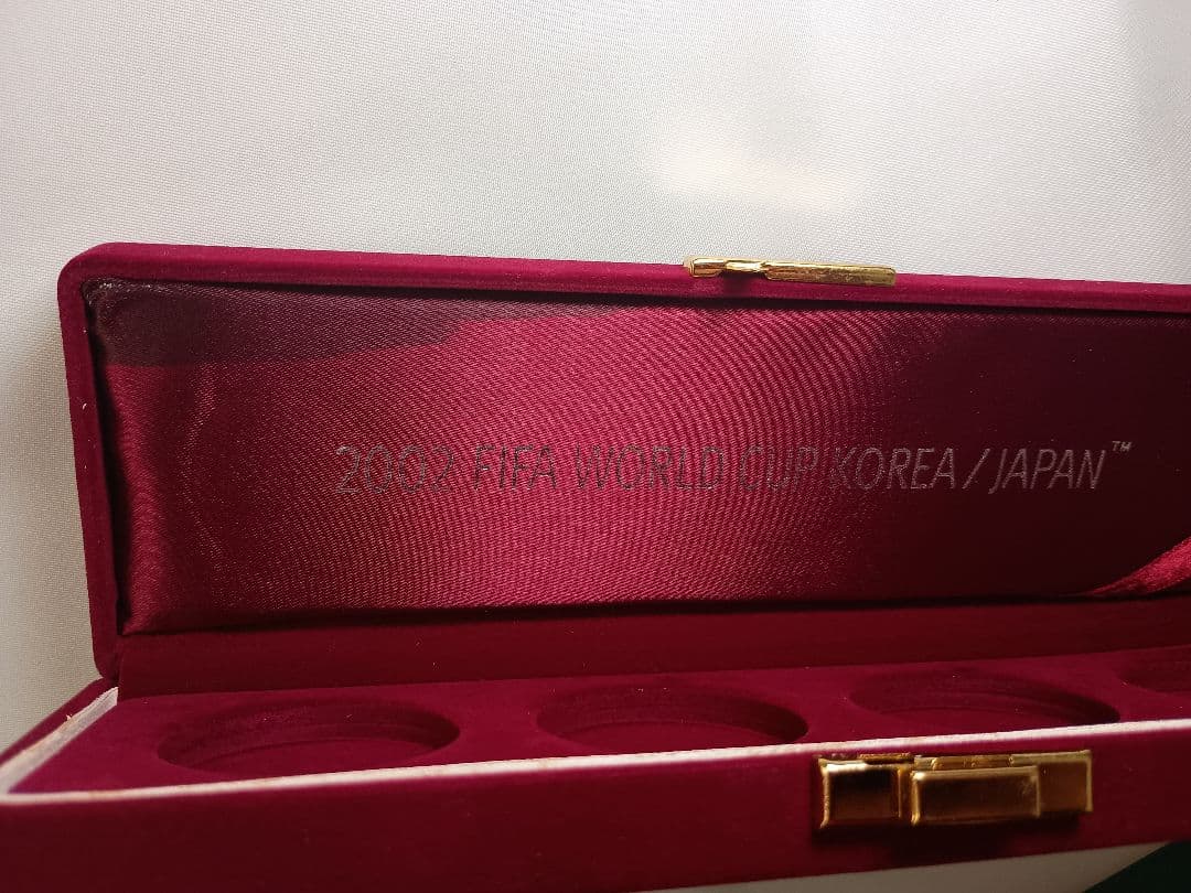 2002年 FIFA 日韓ワールドカップ 記念純銀硬貨 4枚セット 1oz×4