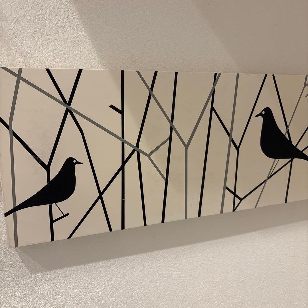 白*湖様 ACTUS 鳥と木のデザイン アートパネル