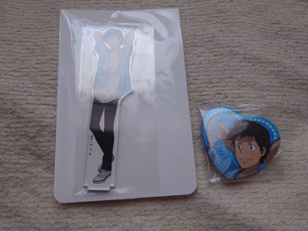 リボーン 山本 アクスタ&缶バッジ