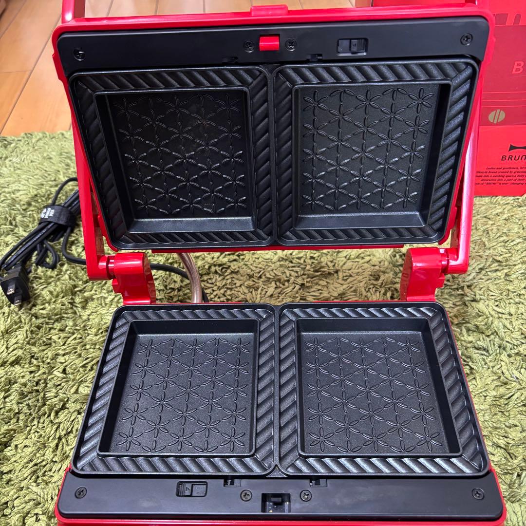 【BRUNO】ダブルグリルサンドメーカー