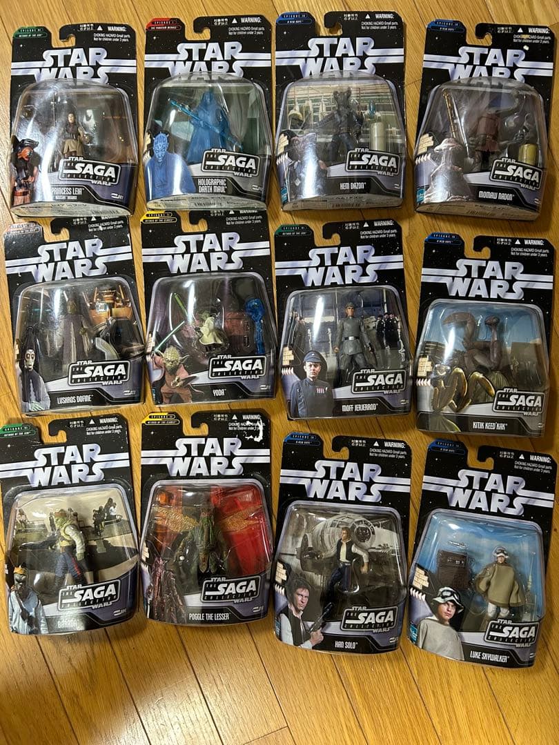 スターウォーズ　サーガ　ベーシックフィギュア 12体セット