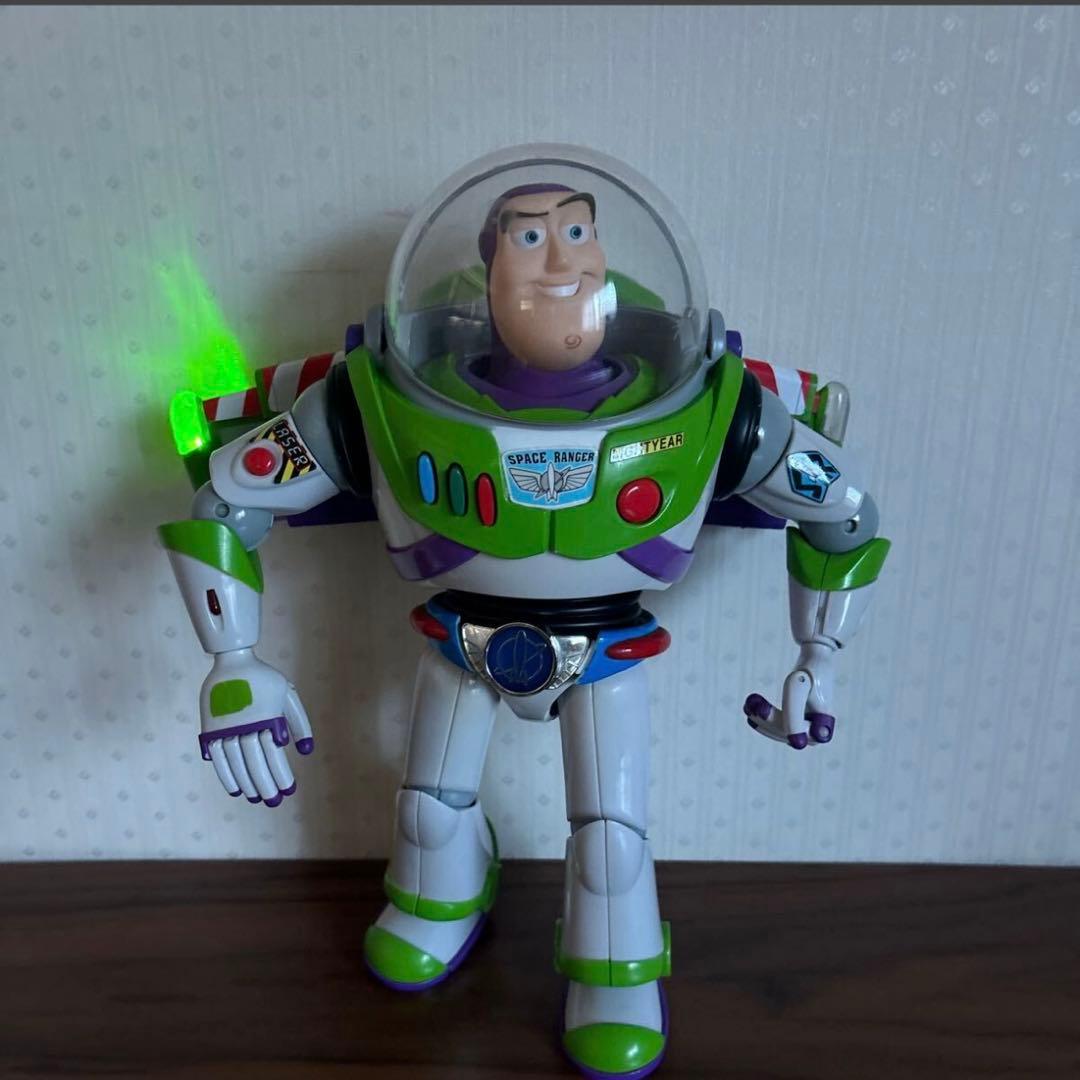 ディズニー　トイストーリーコレクション　トーキング　バズ　英語　希少